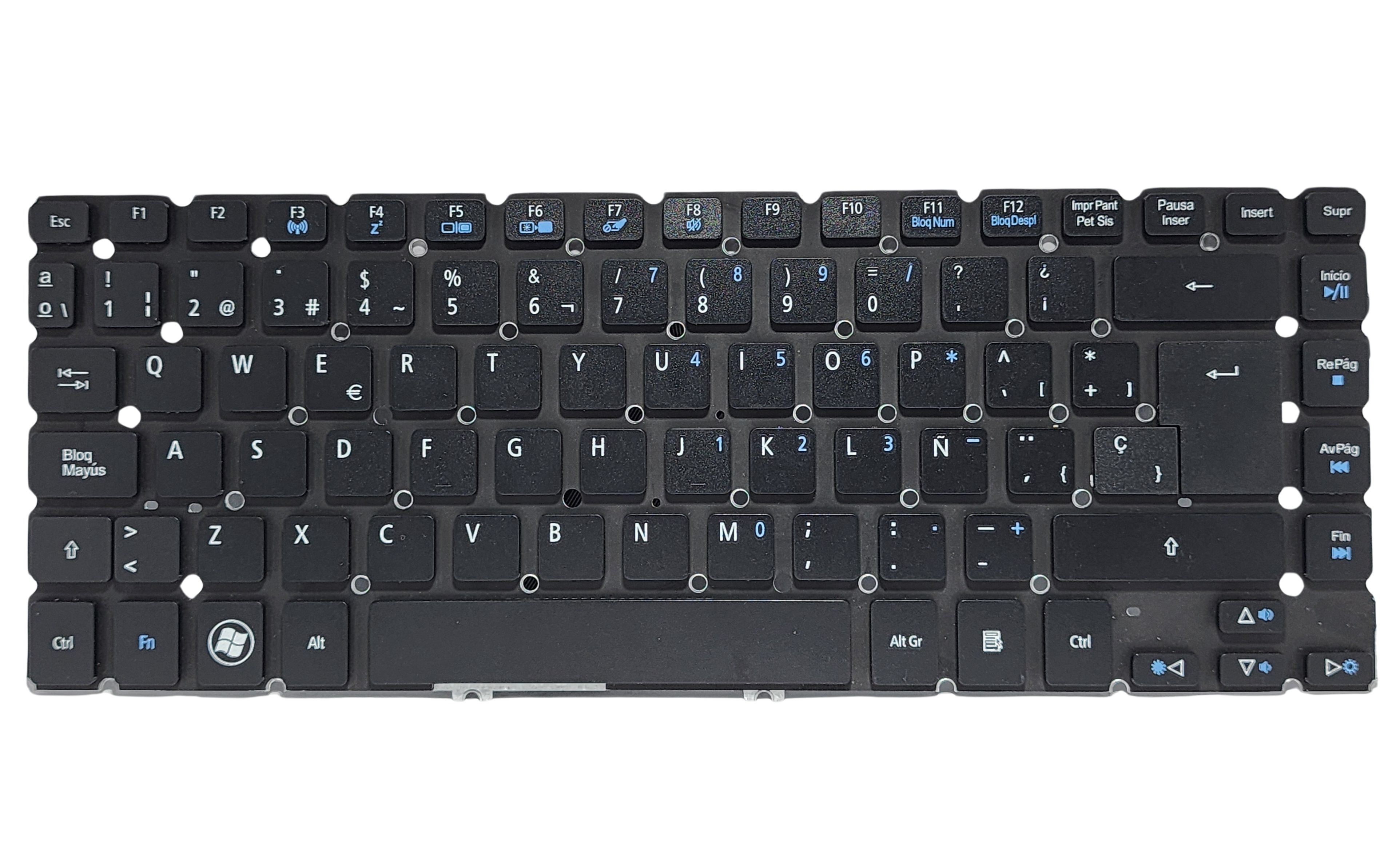 TECLADO PARA LAPTOP ACER M5-481 V5-471 V5-431 V5-472 V3-471 V5-14 SP